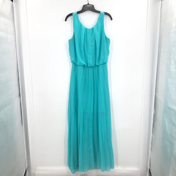 Pompous Girly Sleeveless Greek Pleated Maxi Dress - Picture 1 of 9